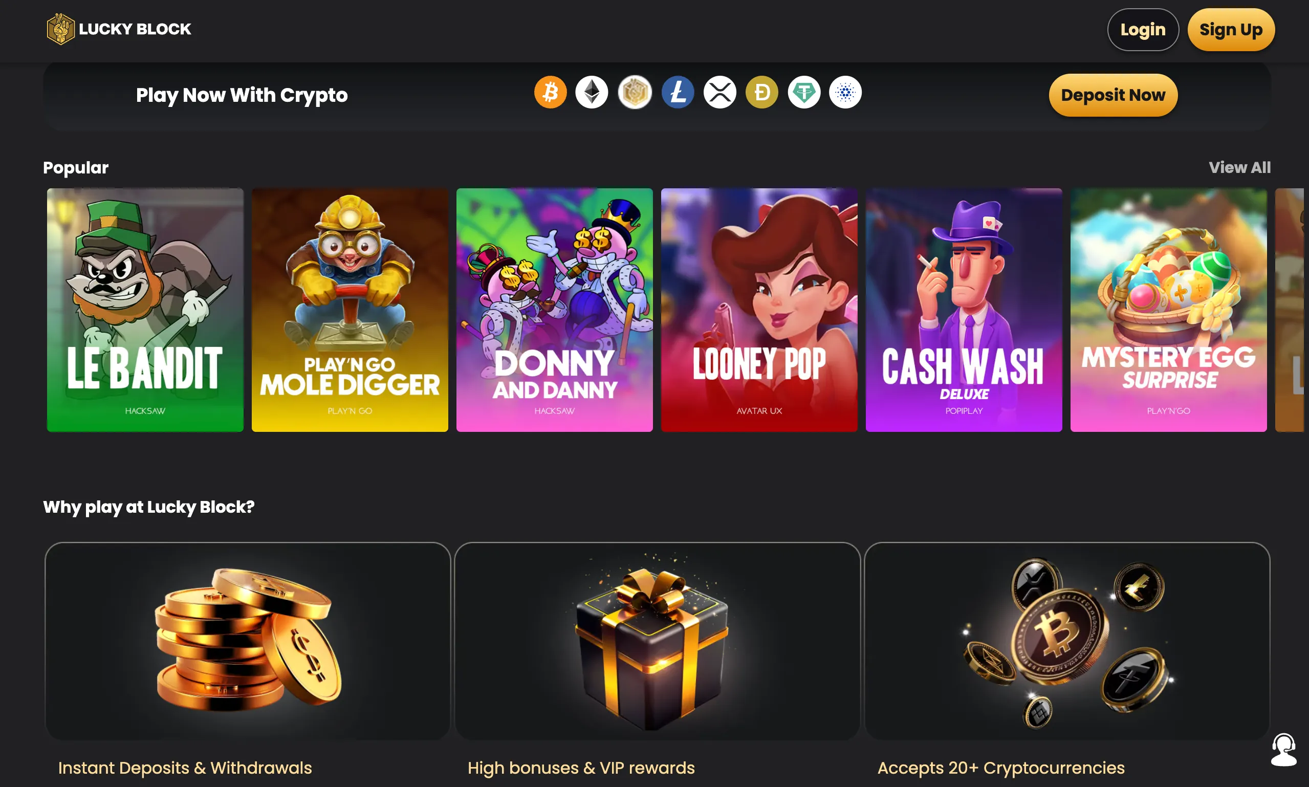 Popular Slots and Blockchain Games